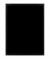 Грифельная доска для записи 57x90 см в раме (цвет черный)