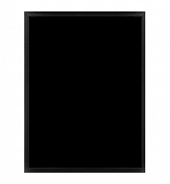 Грифельная доска для записи 57x90 см в раме (цвет черный)