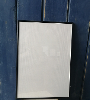 Световая панель Econom в чёрном алюминиевом профиле Nielsen А2 (420x594 мм)