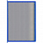Перекидная демосистема на 10 карманов А4, настольная, цвет синий, информационный стенд 