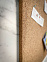 Демонстрационная доска на стену из пробки, для заметок фото записей без рамы 50x70
