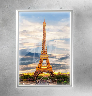 Led панель Frame LED 1000x2000x22 мм с креплением по тросам