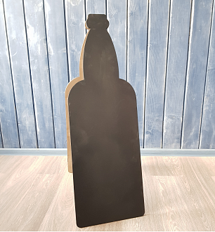 Двухсторонний меловой штендер бутылка 100х34 см