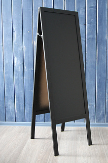 Штендер односторонний чёрный размер 150х49 см